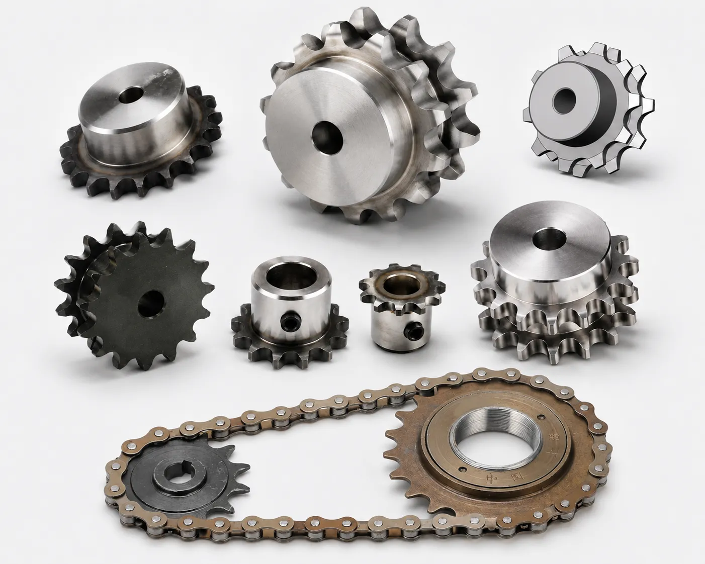 Ever-Power silent chain sprockets 30-degree tooth profile for SC3 SC4 SC5 chains