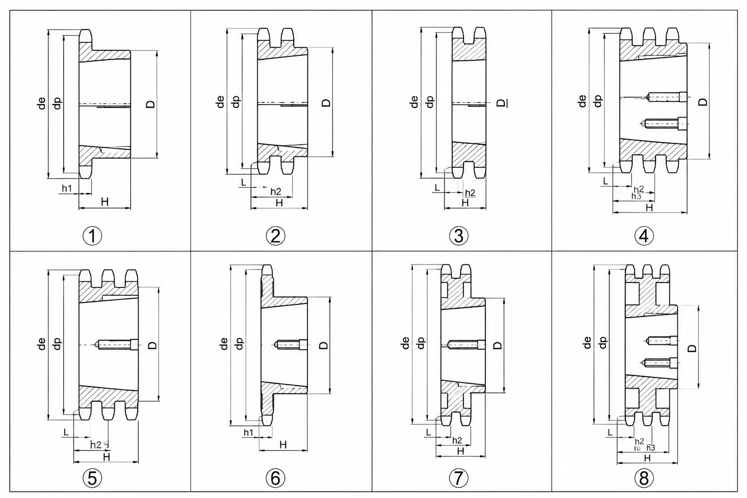 taper-bore-sprocket-dimension-1